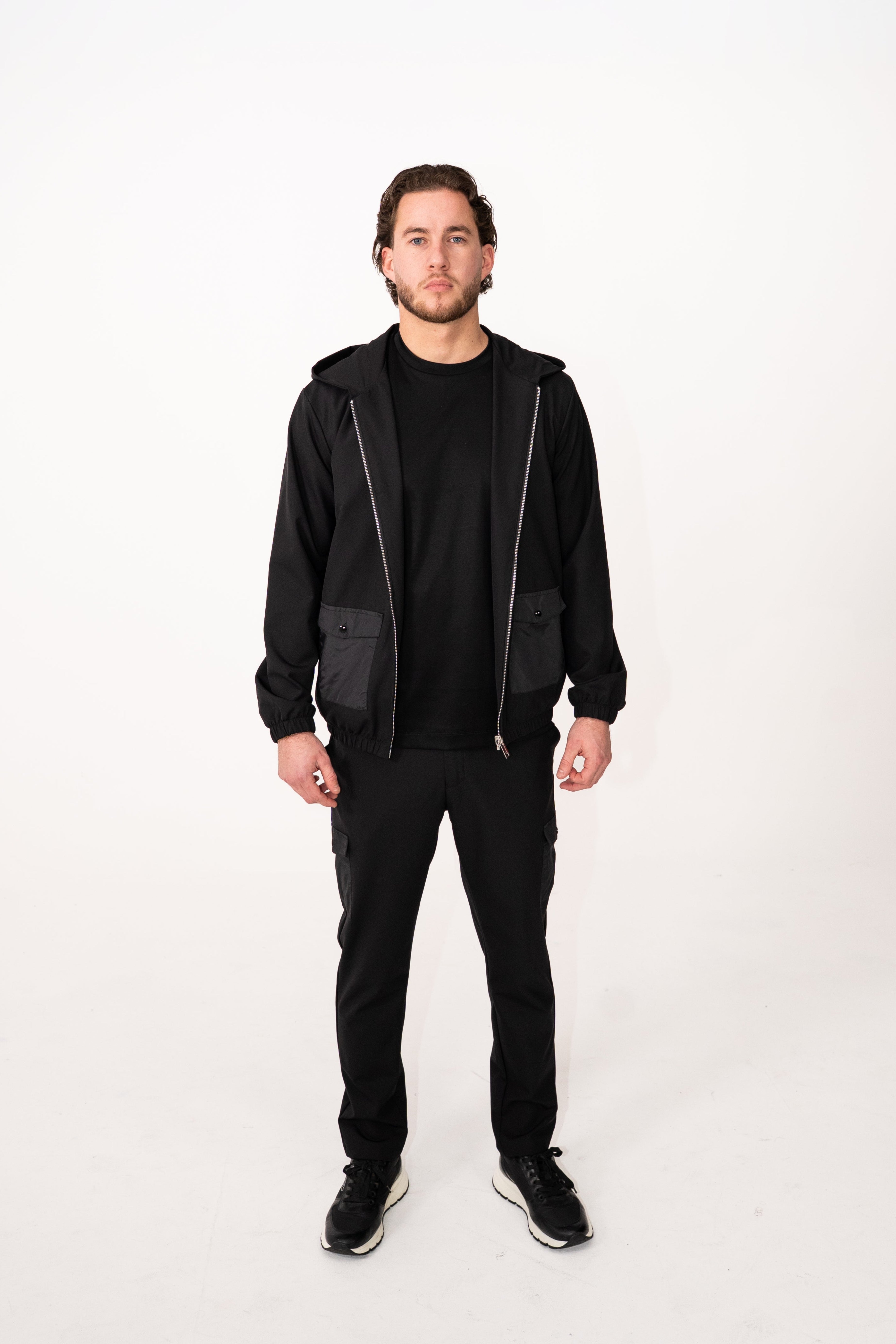 NOVAR HOODED SUIT - BLACK